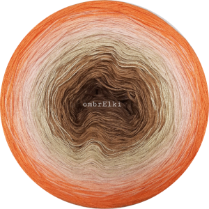 Ombrelek B120 - orzech, mokka, ciepły beż, brzoskwinia, łosoś, mango